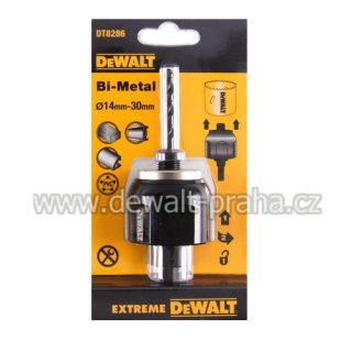 DT8286 DeWALT Upínací trn + středový vrták pro bimetalové korunky 14 - 30 mm