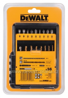 DT71565 DeWALT 36-dílná sada vrtáků a bitů