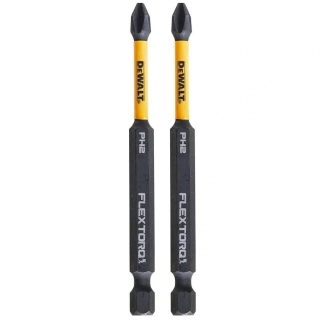 DT70567T DeWALT Prodloužený torzní šroubovací bit PH2 89 mm, 2 ks, FLEXTORQ, EXTREME