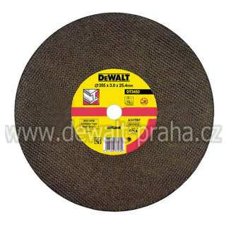 DT3450 DeWALT řezný kotouč na kov pro rozbrušovačky 355 x 3 x 25,4mm pro D28730 a D28710V