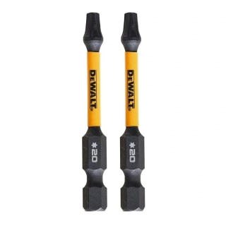 DT70533T DeWALT Torzní šroubovací bit TORX T20 57 mm, 2 ks, FLEXTORQ, EXTREME 
