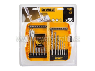 DT71501 DeWALT 56-dílná sada mix, bitů, nástavců a vrtáků