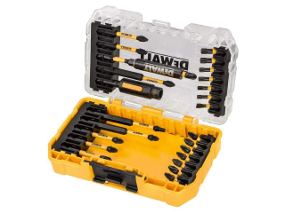 DT70730T DeWALT 25 dílná sada bitů TOUGH CASE+ s průhledným víkem
