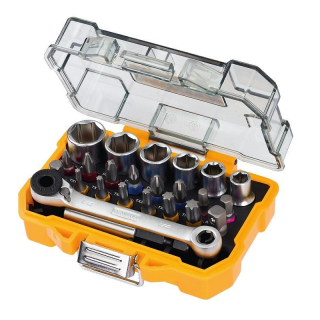 DT71516 DeWALT Sada bitů a hlavic s ráčnou, 24 ks