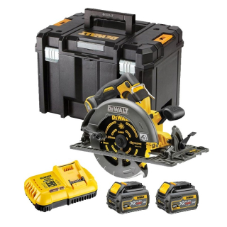 DCS579T2 DeWALT Aku kotoučová pila FlexVolt 54V 2x 6,0Ah, TSTAK