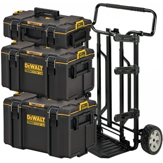 SET KUFRŮ 4IN1 TOUGHSYSTEM 2.0 DWST83401-1 DeWALT - DS166, DS300, DS400 s vozíkem DSCarrier