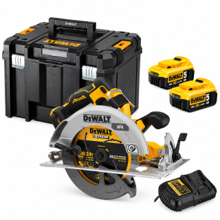 DCS573P2 DeWALT Aku kotoučová pila 190mm 18V XR FLEXVOLT Advantage, 2x5,0Ah XR Li-Ion