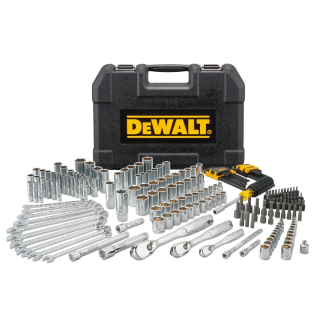 DWMT81534-1 DeWALT 205 dílna gola sada hlavic a příslušenství 1/4",a 3/8" a 1/2"