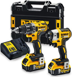 DeWALT DCK268P2T Kombo aku sada DCD791 + DCF887 