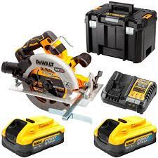 DCS573H2T DeWALT Aku kotoučová pila 190mm 18V XR FLEXVOLT Advantage, 2x5,0Ah XR POWERSTACK