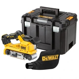 DCW220NT DeWALT Elektronická aku pásová bruska 75x533mm 18V XR, TSTAK