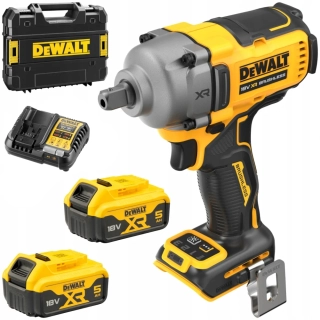 DCF892P2T DeWALT AKU bezuhlíkový rázový utahovák 813Nm, 18V 2x5,0 Ah XR 