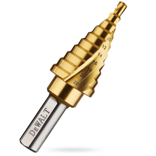DT90246 DeWALT Titanový stupňovitý vrták do kovu 4-22 mm