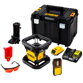 DCE074D1R DeWALT Samonivelační Rotační laser červený  18V XR 2,0Ah