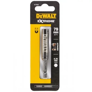 DT7525 DeWALT Magnetický držák nástavců / bitů s vodicím pouzdrem 79 mm