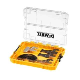 DT20761 DeWALT Smíšená sada pilových listů 5 ks,pro univerzální nářadí, pro řezání dřeva/ s hřebíky, sádrokartonu, a PVC, v TOUGH CASE