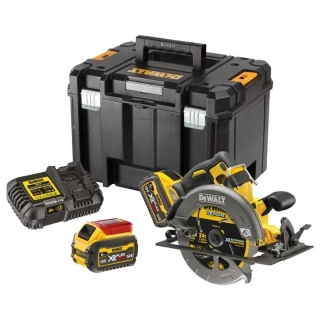 DCS578T2 DeWALT Aku kotoučová pila 190 mm, bezuhlíková, 54V XR FLEXVOLT 2x 6.0Ah, v kufru TSTAK