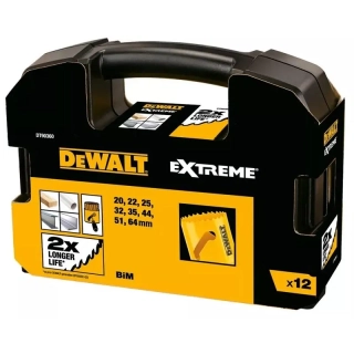 DT90360 DeWALT EXTREME Sada BiM korunek, děrovek 12 ks