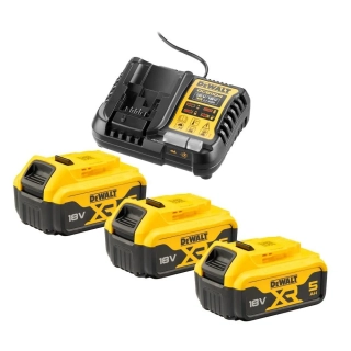 DCB1104P3 DeWALT Nabíječka s akumulátory XR Li-ion 18V 3× 5,0Ah