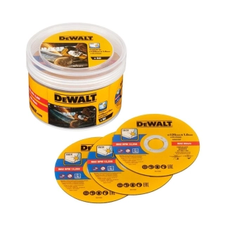 DT20598 DeWALT Řezný kotouč na nerez 125 x 1,0 mm, 50 ks