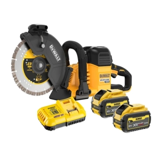 DCS691X2 DeWALT Aku rozbrušovací pila 230mm 54V XR FLEXVOLT 2x 9.0 Ah