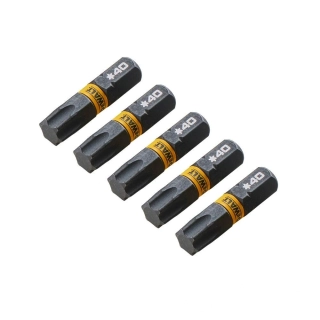 DT7373 DeWALT Šroubovací nástavec T40 FLEXTORQ TORX 25 mm, sada 5 ks