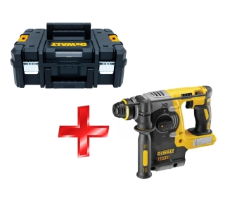 DCH273NT DeWALT Aku bezuhlíkové kombinované kladivo SDS-Plus 18 V XR