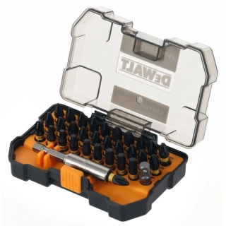 DT70901T DeWALT Limitovaná 32-dílná sada bitů/ šroubovacích nástavců McLaren
