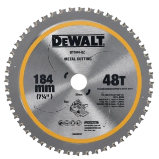 DT1044 DeWALT Pilový kotouč 184 x 20 mm, 48 zubů, pro DCS383