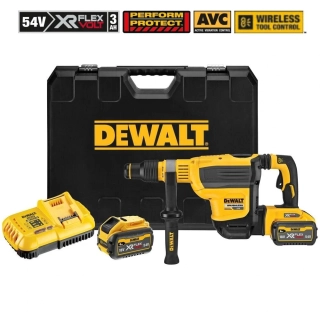 DCH614X2 DeWALT Aku kombinované kladivo SDS-Max, 6,8kg, 10,5 J, 2x 9.0Ah 54V FLEXVOLT