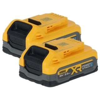 DCBP318S2 DeWALT sada 18V XR akumulátor Powerstack 3,5 Ah, 2ks