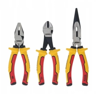 DWHT82811-0 DeWALT Sada 3 kusů kleští pro elektrikáře VDE 1000V