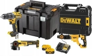 DCK327P2T DeWALT AKU kombinovaná sada XR 18V, 2x 5,0Ah Li-Ion, 2x TSTAK