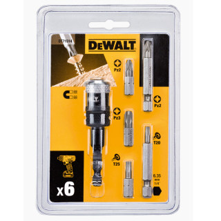 Rychloupínací nástavec s 5 bity DeWALT - DT71514