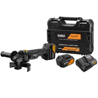 DCG45MP2T-QW DeWALT Aku bezuhlíková úhlová bruska 125 mm 18V XR 2x 5,0Ah McLaren edition