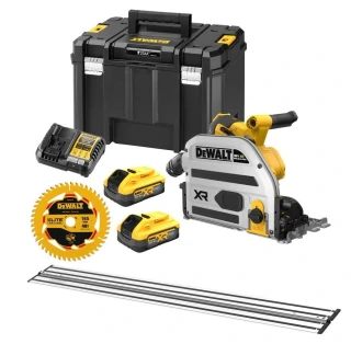 DCS525H2T DeWALT Aku ponorná kotoučová pila 18V XR 165 mm, 2x 5,0 Ah Li-Ion POWERSTACK