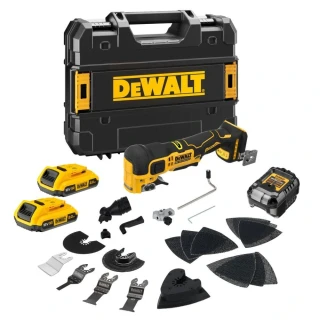 DCS358D2 DeWALT Aku oscilační multibruska 18V XR 2x 2,0Ah Li-Ion TSTAK
