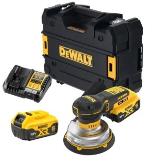 DCW230P2 DeWALT aku excentrická bruska 150 mm 18V XR 2x 5,0Ah Li-Ion TSTAK
