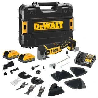 DCS359S2 DeWALT Aku oscilační multibruska 18V 2x 3,5 Ah XR Li-Ion POWERSTACK TSTAK