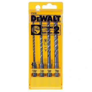 DT9702 DeWALT 4-dílná sada vrtáků Extreme 2 SDS-Plus