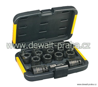 DT7506 DeWALT 17-dílná sada pro rázové utahováky 1/2"