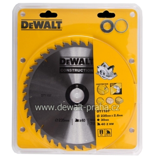 DT1157 DeWALT Pilový kotouč 235 x30mm, 40zubů