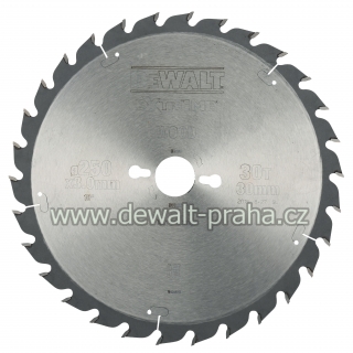 DT4226 DeWALT Pilový kotouč 250x30mm, 30 zubů