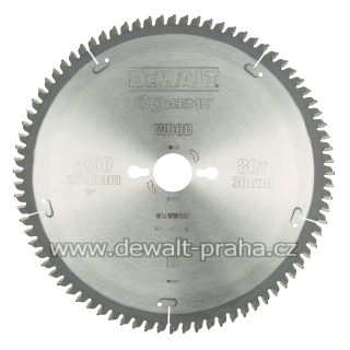 DT4287 DeWALT Pilový kotouč 250x30mm, 80 zubů