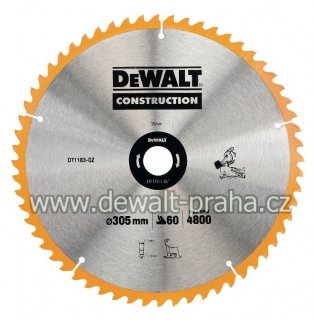 DT1183 DeWALT Pilový kotouč 305x30mm, 60 zubů
