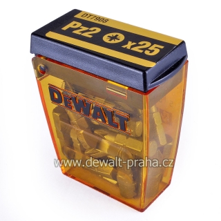 DT7908 DeWALT Sada nástavců, bity PZ2 balení 25ks