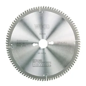 DT4282 DeWALT Pilový kotouč 250 x 30 mm, 96 zubů