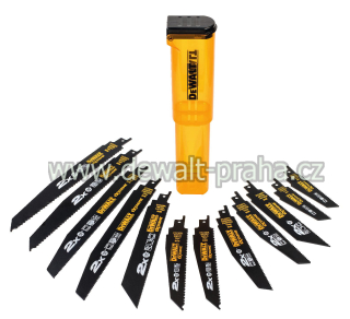 DT2441L DeWALT Sada 12 ks pilových plátků v úložném pouzdře