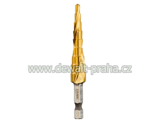 DT5026 DeWALT Stupňovitý vrták do kovu 4 - 12 mm