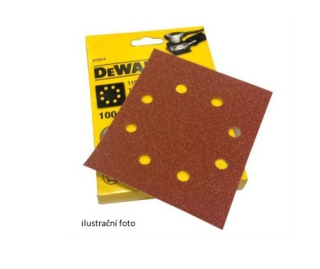 DT3023 DeWALT Brusný papír 115 × 115 mm, P 120, 10 ks